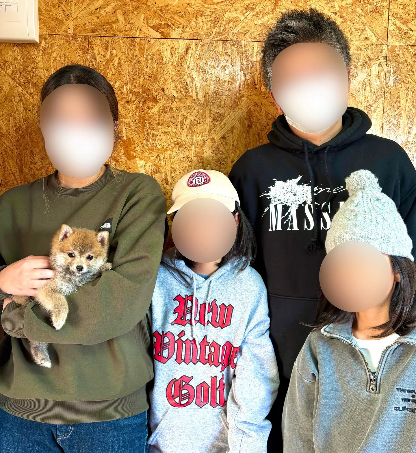 本日、栃木県のご家族様がポメ柴の女の子をお迎えにお越し下さい...